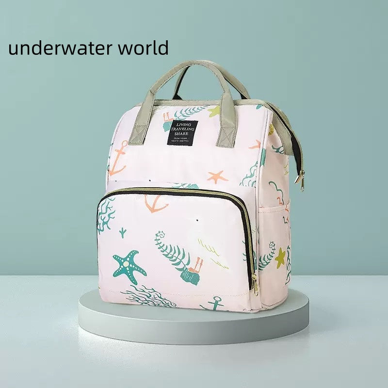 [DFC] High-quality 22 L model Mummy Bag, double-shoulder, multi-functional, large-capacity Mummy bag, Mummy bag, high-end mother and baby gift bag, upgraded Mummy backpack product weight 200g