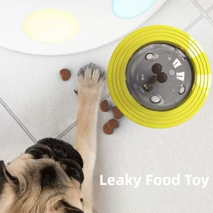 [DFC] Dog Toys, Biting, Wear-resistant Dog Toys, Educational Dog Supplies, Frisbees, Flying Saucers, Leaky Feeding Balls