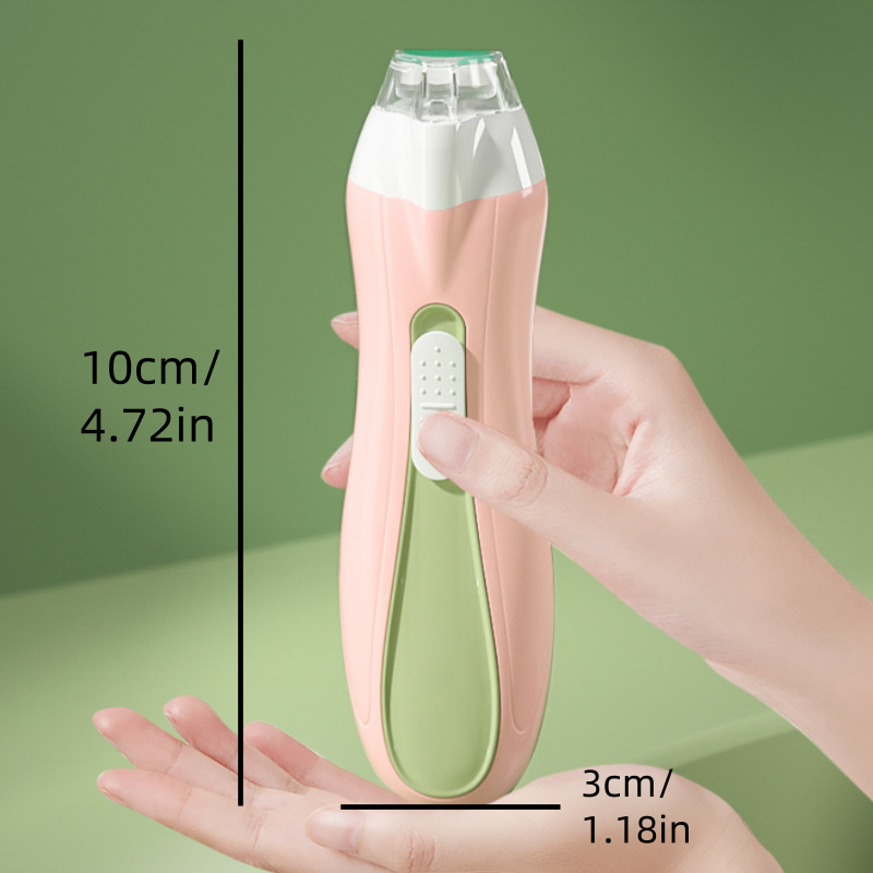 [DFC] Baby Electric Nail Trimmer, Grinder Safe Care Kit for Newborns and Children, Battery needed