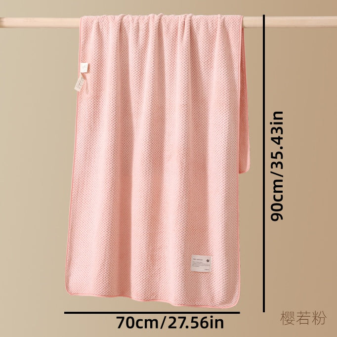 [DFC] Baby Bath Towel Plush Quick Dry Soft Newborn Swim Wrap Hygienic All Season for Infants,Weight 210g