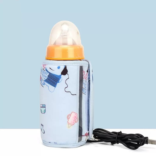 [DFC] Baby bottle insulation cover, USB heating constant warm milk bottle, outdoor portable car baby bottle cover, baby bottle protection cover product Weight 100g