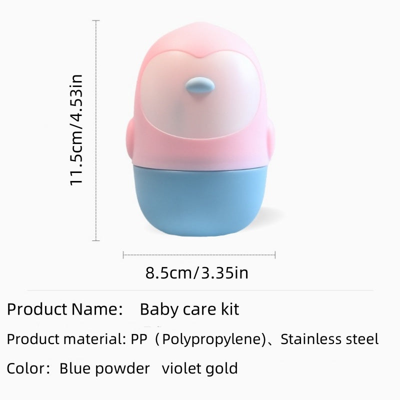[DFC] Baby nail clipper set, baby scissors, newborn nail clippers, portable children's care tools for going out,weight about 160g