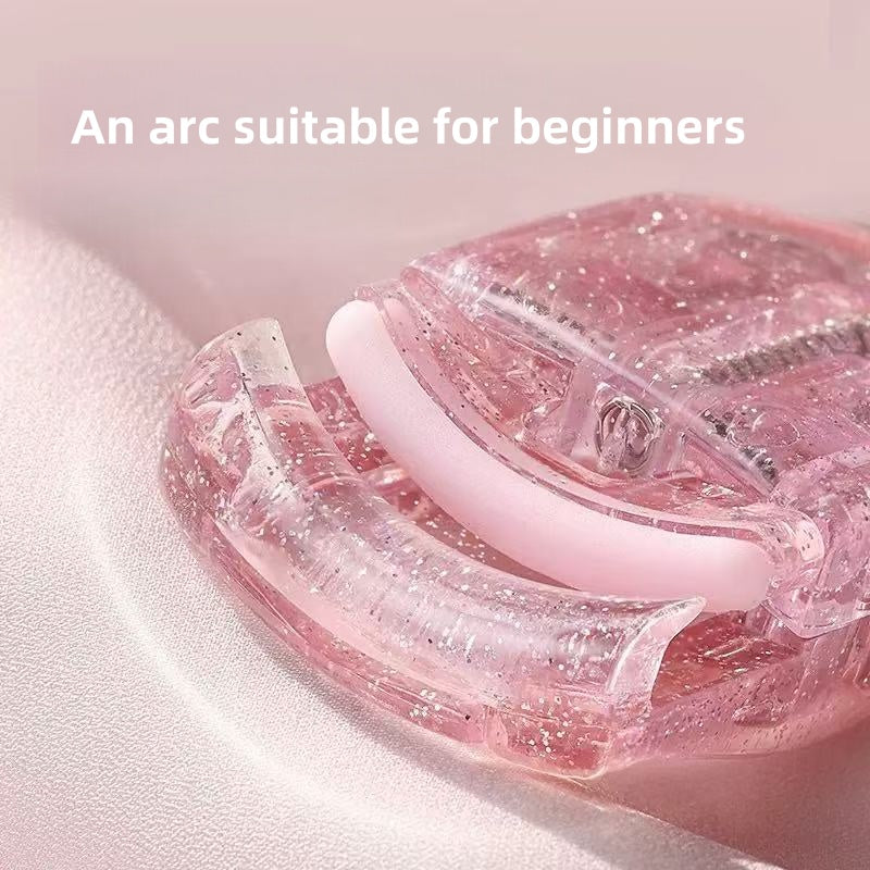 [DFC]Shiny And Sparkling Powder Eyelash Curler, New Plastic Mini Portable Eyelash Curling Device, One-time Curling Eyelash Curler For Women Beginners, No Need To Curl The Eyelid, Local Long-lasting Shaping Eyelash Curling Device, Weight 22g