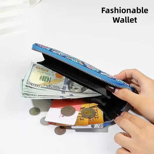 [DFC]Ethnic Turmoil, Bohemian Long Wallet, Large Capacity, Fashionable Printed Wallet, Multi-slot Women's Hand-held Wallet
