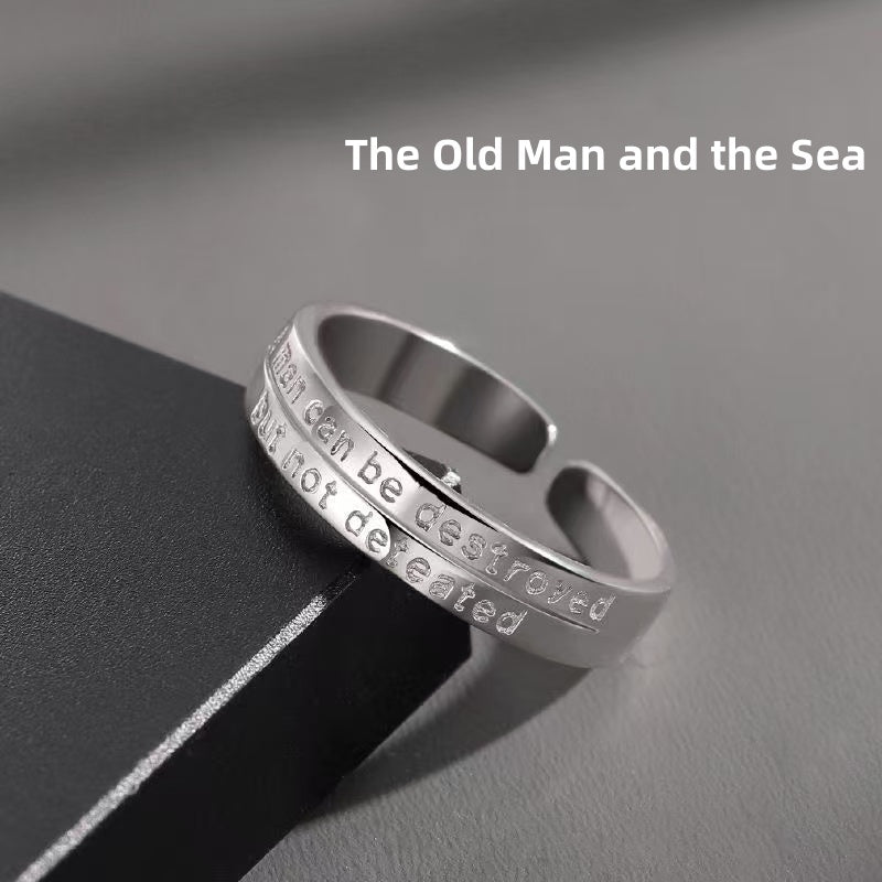 [DFC]Simple Mobius Strip Ring, High-end Ring, Couple Rings, High-end And Simple Design, Titanium Steel, No Color Fading, Street Style Ring, Suitable For Daily Wear, Weight 5g