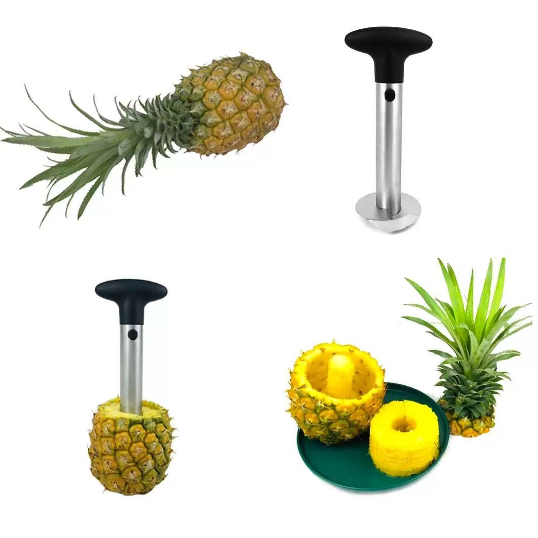 [DFC]Pineapple Peeler, Pineapple Peeling Machine, Pineapple Cutting And Core Extraction Device, Fruit Core Separator, Tropical Fruit Separator, Weight 200g