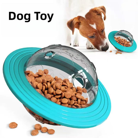 [DFC] Dog Toys, Biting, Wear-resistant Dog Toys, Educational Dog Supplies, Frisbees, Flying Saucers, Leaky Feeding Balls