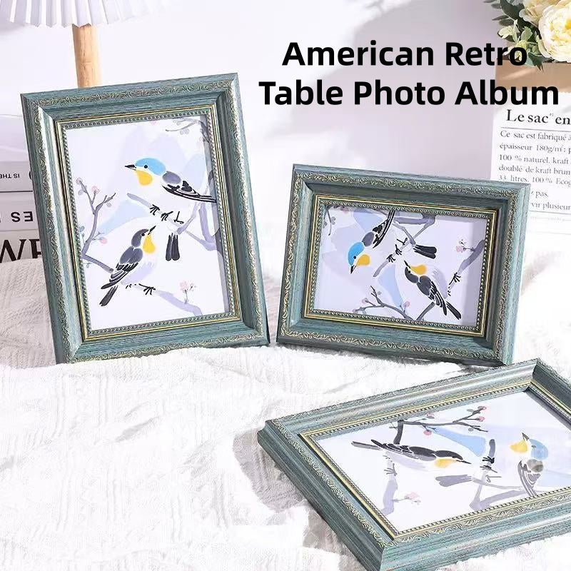 [DFC] Photo Frames, 7inch, Retro Photo Frames, Wall-mounted Children's Photo Stands, New Home Gifts, Thanksgiving Gifts, Valentine's Day Gifts