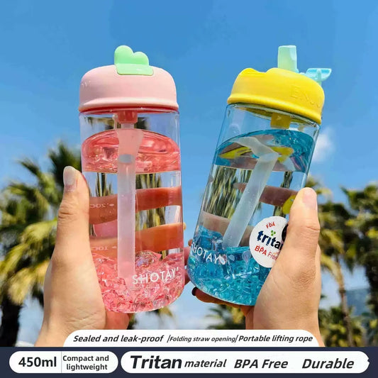 [DFC] High-appearation-level simple water cup, Tritan water cup Heat-resistant Compact and portable direct drinking cup, Learning drinking cup, Weight 116g