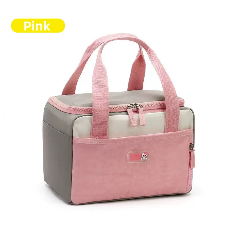 [DFC] Insulated lunch bag, portable picnic bento bag, thickened aluminum foil non-woven fabric lunch box bag  Insulated lunch box bag for commuting to work weight 300g