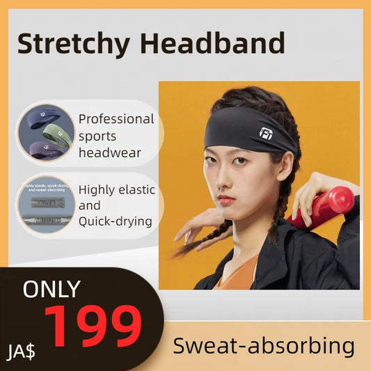 [DFC] Exercise Hair Band For Boys And Girls, Running Antiperspirant Hair Band For Boys And Girls, Fitness Anti-sweat Headscarf, Basketball And Badminton Sweat-absorbing Hair Band,Weight 14g