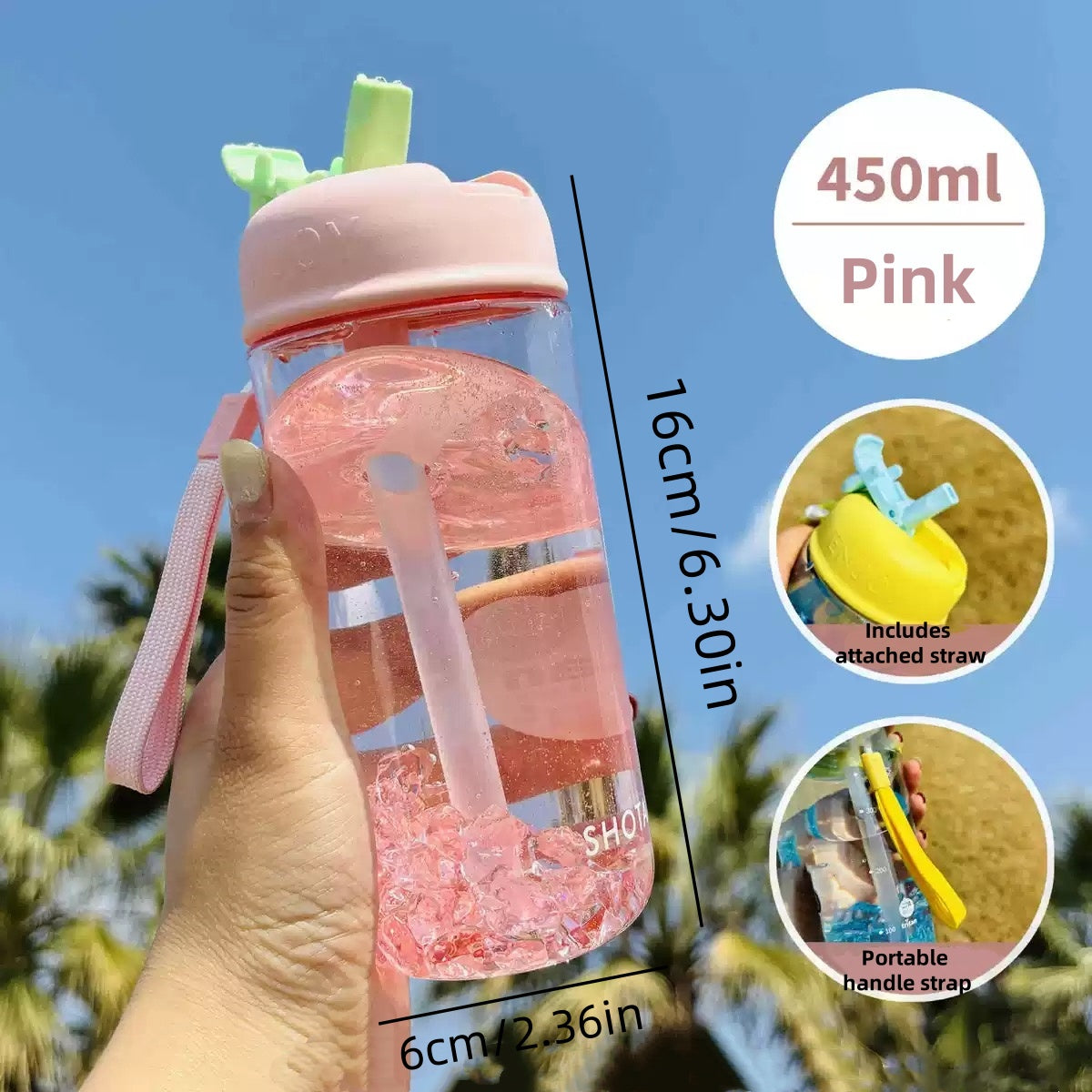 [DFC] High-appearation-level simple water cup, Tritan water cup Heat-resistant Compact and portable direct drinking cup, Learning drinking cup, Weight 116g